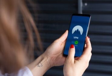 VPN security on smartphone for online privacy and data protection.