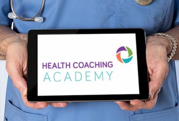 Health coaching academy digital tablet overview.